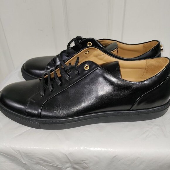 Joseph Siebel Maddox & Co Black All Leather Casual Shoe Sneakers Men's Size 11 - Picture 4 of 13